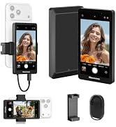 Newmowa Magnetic Phone Clip Selfie Monitor Screen for iPhone, 4K/1080P | Phone vlog selfie monito...