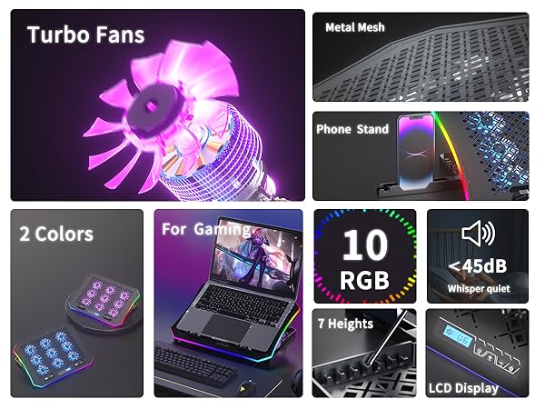 More details of the KeiBn laptop cooler