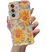XIZYO Case for Samsung Galaxy S24 Plus, Colorful Retro Oil Painting Flower Cute Floral Aesthetic ...