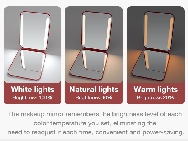 lit compact mirror