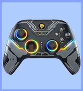 EasySMX X15 PC Controller - Enhanced Wireless Bluetooth Controller with Hall Joysticks/Hall Trigg...