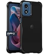 Motorola Moto G Play (2024) Rugged Protective Case- Black - Precision fit, Military Grade Shock A...