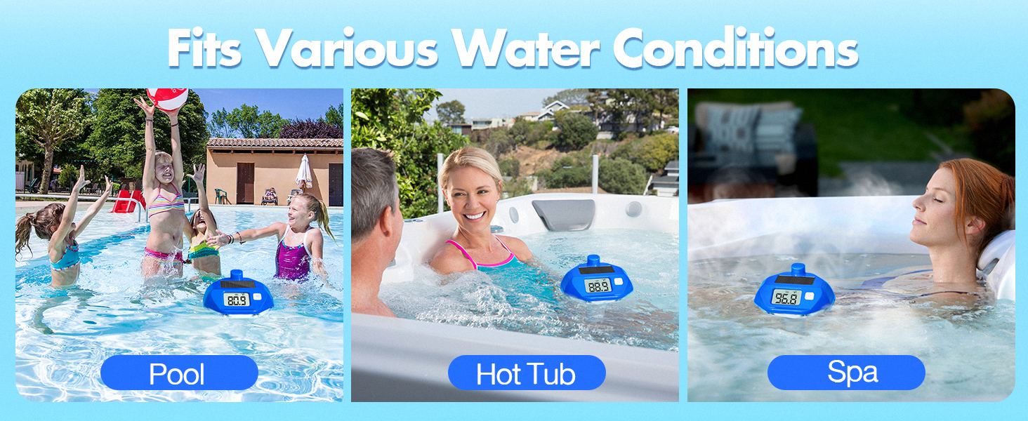 remote pool thermometer wireless pool thermometer floating easy read solar pool thermometer