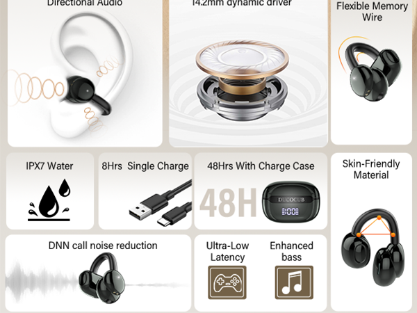 clip on earbuds