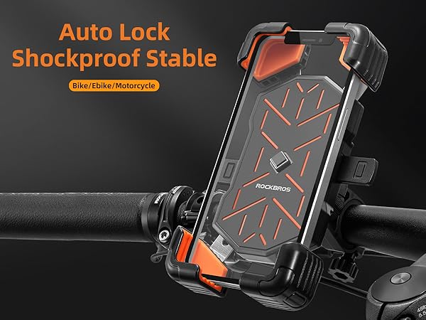 ROCKBROS Motorcycle Bike Phone Holder Mount