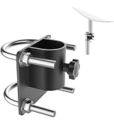 JOZDAUP Upgraded Antenna Mast Pipe Mount and Flag Pole Adapter, Compatible with Starlink Dish&amp;Uni...