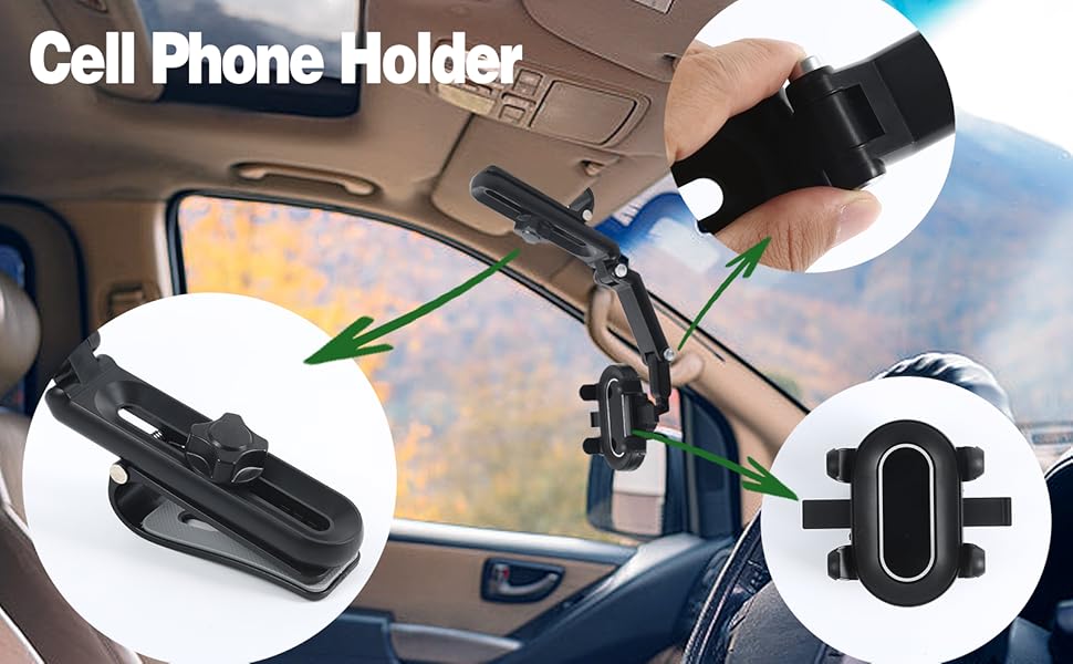 Sun Visor Phone Holder