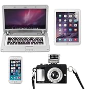 4 Pcs Miniature Laptop Computer Tablet Phone Camera Simulation Accessories Mini Laptop Computer P...