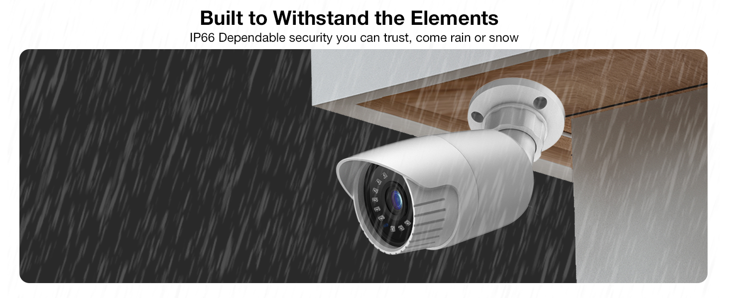 4mp poe camera system