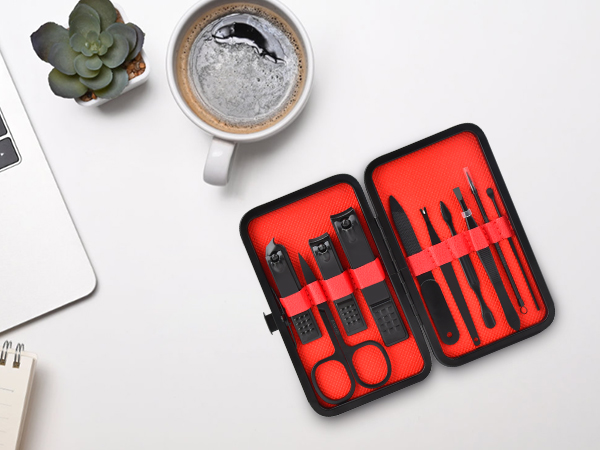 A manicure kit for business travel