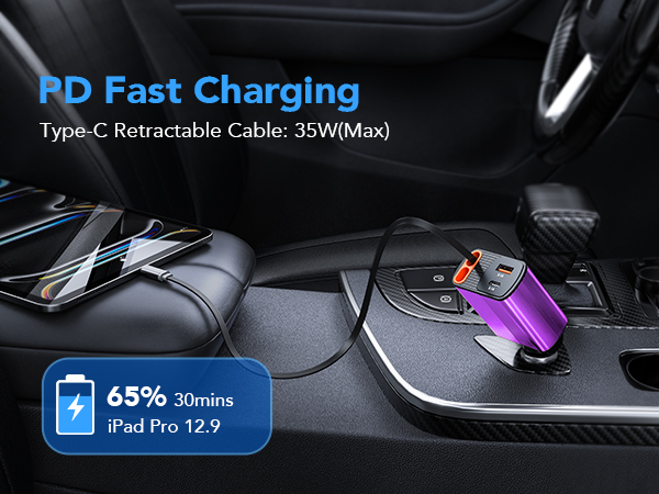 Retractable Car Charger
