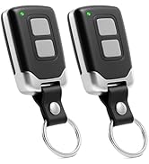 2 Replacement for liftmaster Chamberlain Sears Craftsman Garage Door Opener Remote Keychain 893MA...