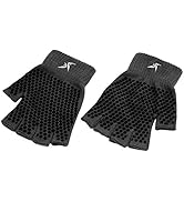 ProsourceFit Grippy Yoga Gloves, One Size Fits All, Non-Slip Fingerless Design in Multiple Colors