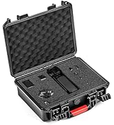 Tomat Osmo Pocket 3 Hard Case, DIY Waterproof Carrying Case Travel Bag for DJI OSMO Pocket 3/2 Cr...