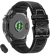 ZPJPPLX 22mm Genuine leather Watch Bands for Fenix E 8 AMOLED 47mm 7 6 Pro 5 plus,Quick fit Strap...