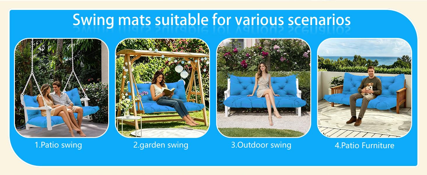 outdoor swing cushions