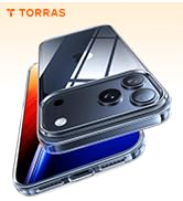 TORRAS Crystal Clear for iPhone 17 Pro Case, Ultra-Thin, Upgraded Non-Yellowing, Military-Grade P...
