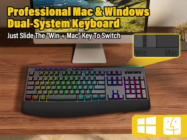 Wireless Bluethooth RGB Keyboard