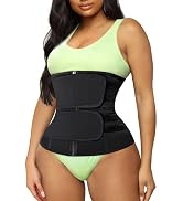 TrainingGirl Women Waist Trainer Cincher Corset Tummy Control Workout Sweat Band Slimmer Belly Be...