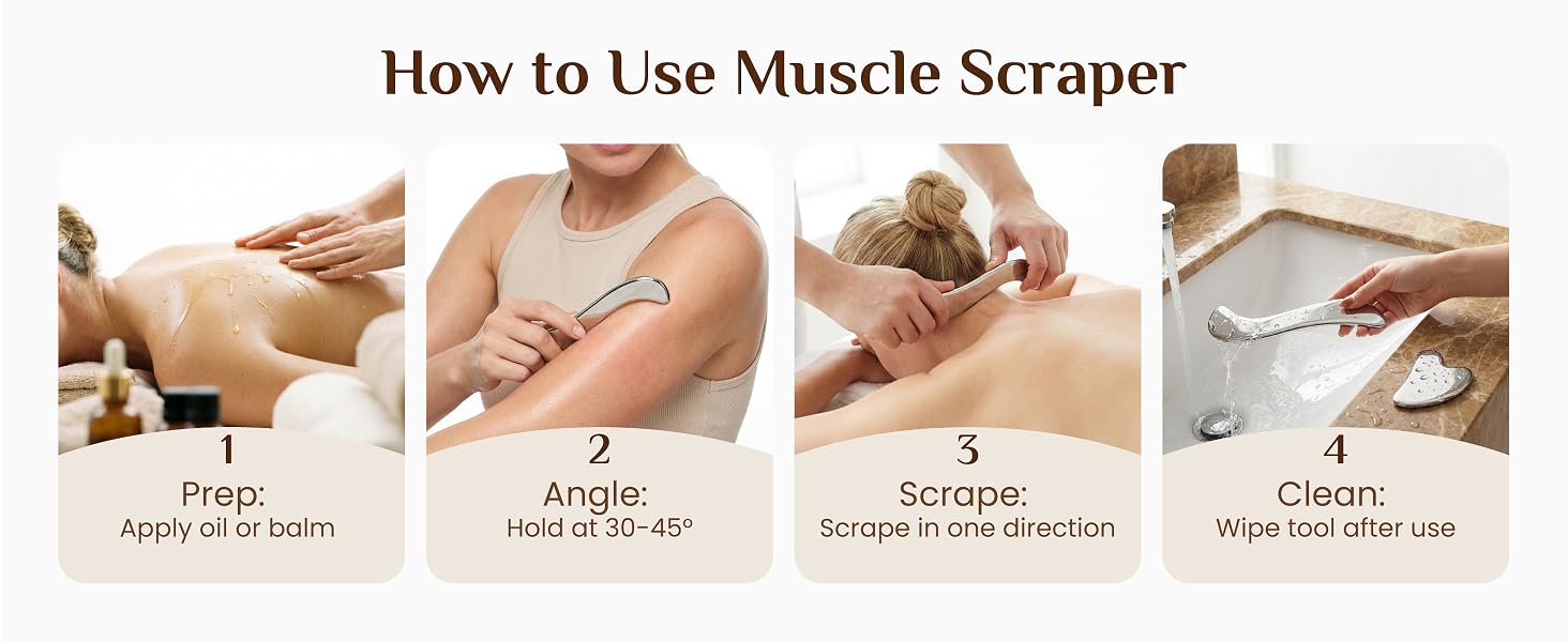 Rena Chris Muscle Scraper and Gua Sha Tool