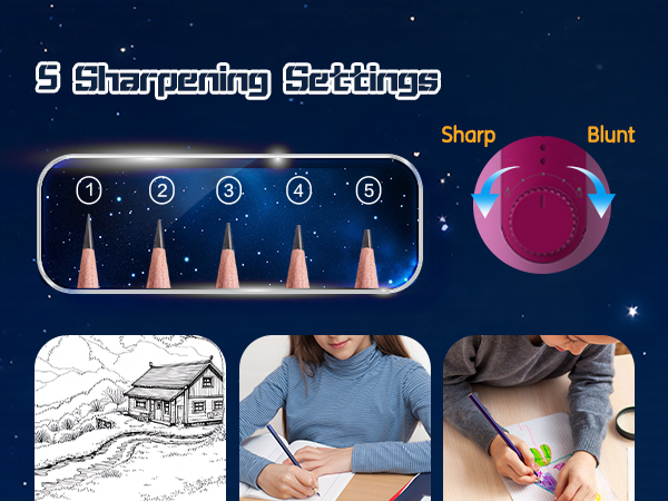deli Electric Pencil Sharpener