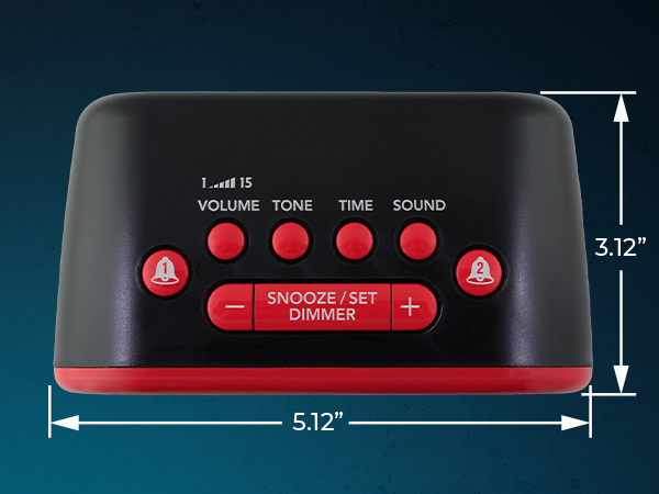 Bedroom, nightstand, bathroom, office, kids room, den- will fit almost anywhere you need a clock!