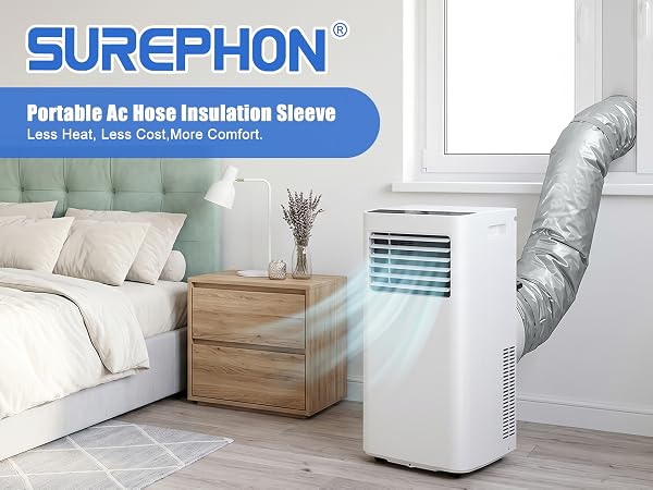 Portable AC Hose Insulation Sleeve