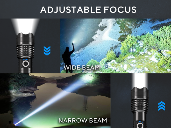 high lumen rechargeable flashlight