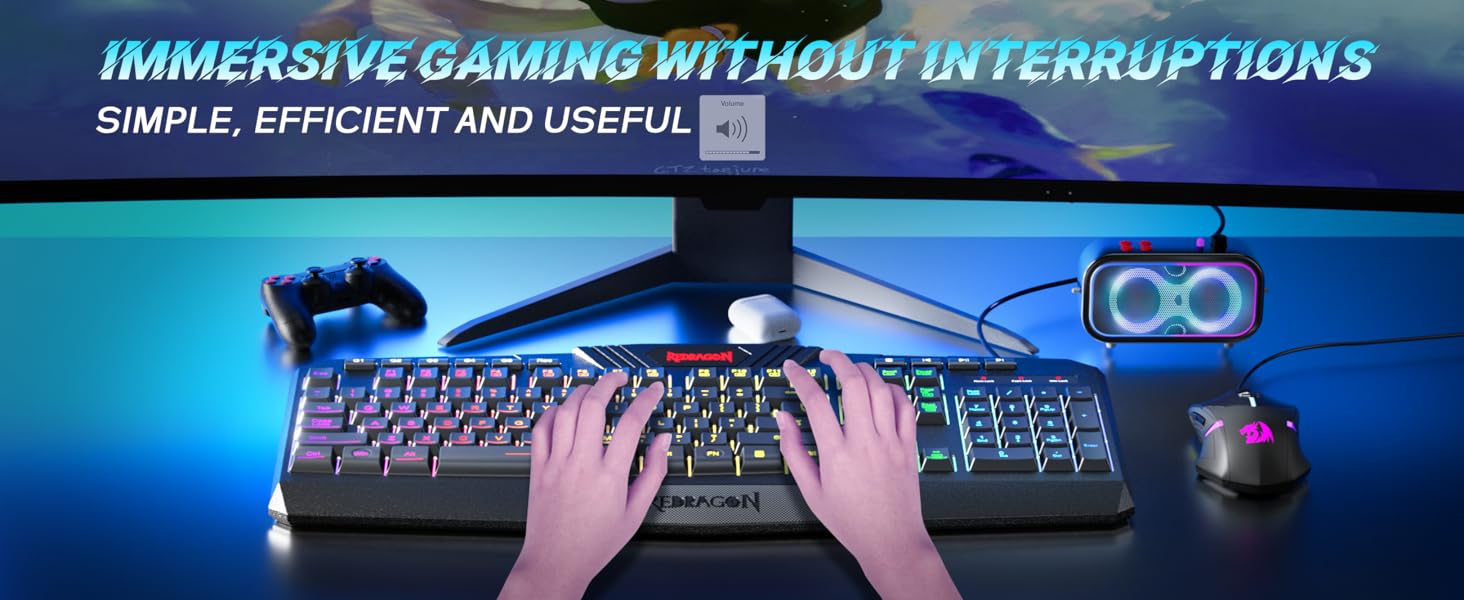 Quick Control gaming Keyboard and mouse