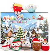 2025 Christmas Mini Plush Advent Calendar - 24 Days of 3.15" Squishy Plushies Toys, Collectible S...