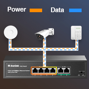 4 port poe switch