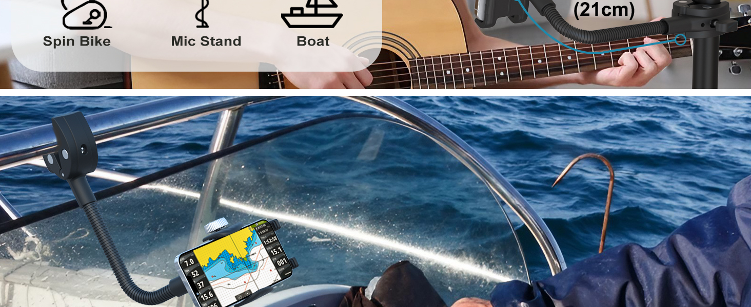 treadmill phone holder