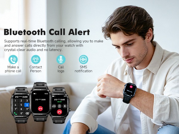 waterproof smart watches for men