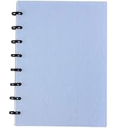 Eagle Discbound Notebook, Customizable Notebook, Junior Size, Poly Cover, 60 Sheets Ruled/Lined P...