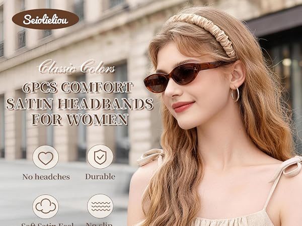 6Pcs Headbands for Women