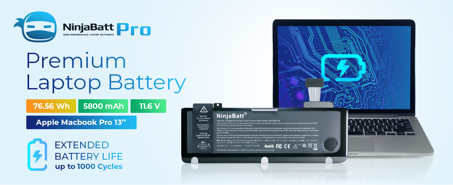B09HSHMBP1 Battery for Macbook 13