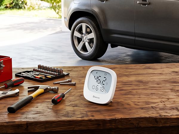 Room Thermometer Indoor Hygrometer, Digital Humidity Meter, APP Remote Alerts