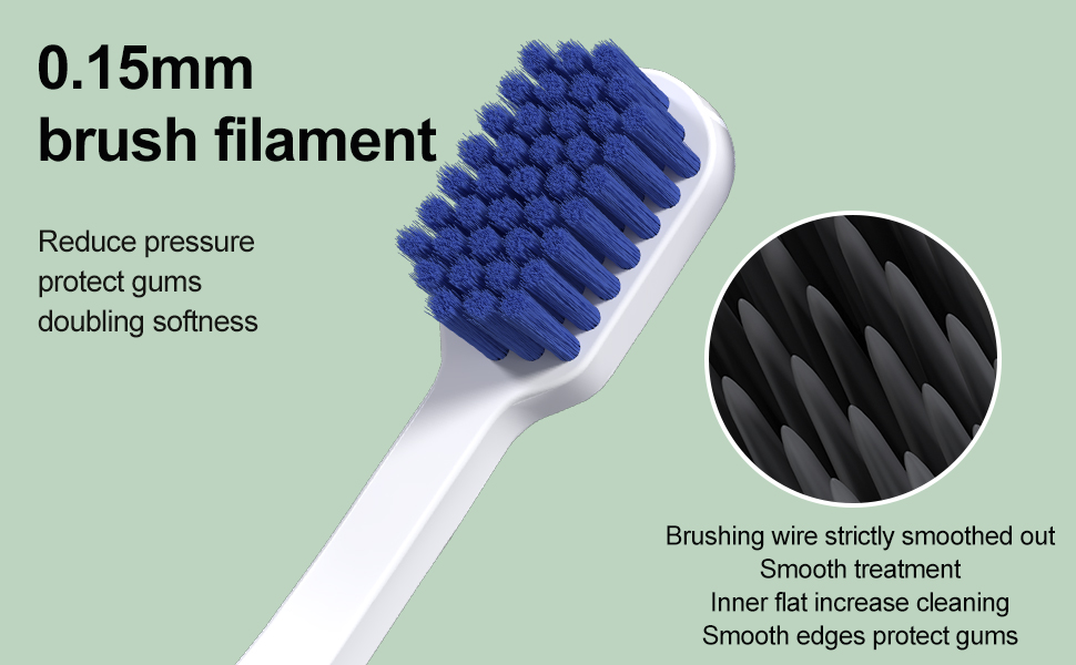 Soft toothbrush