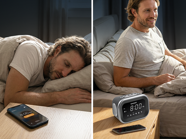 Louder than Phone designed to interrupt deep sleep cycles and prevent missed alarms or oversleeping