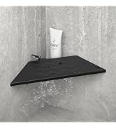 Bernkot 10'' Corner Foot Rest for Shaving Legs, Wall Mounted Foot Ledge for Bathroom Inside Showe...