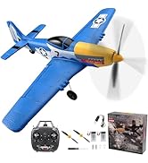 jaming RC Plane 4 Channel P-51D Mustang Fighter for Adults and Kids,4 Channel Remote Control Airp...