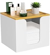 VITVITI Disposable Face Towel Holder Box, Acrylic Facial Towel Container for XL Clean Skin Club, ...