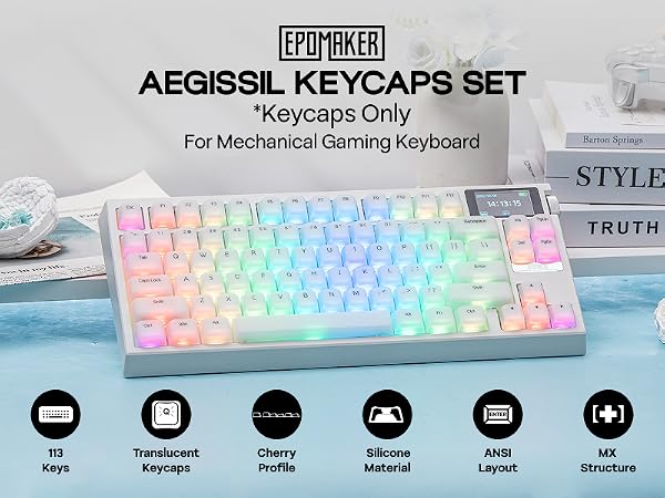 EPOMAKER AegisSil Keycaps 