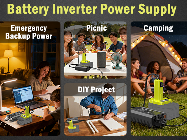 tool battery inverter