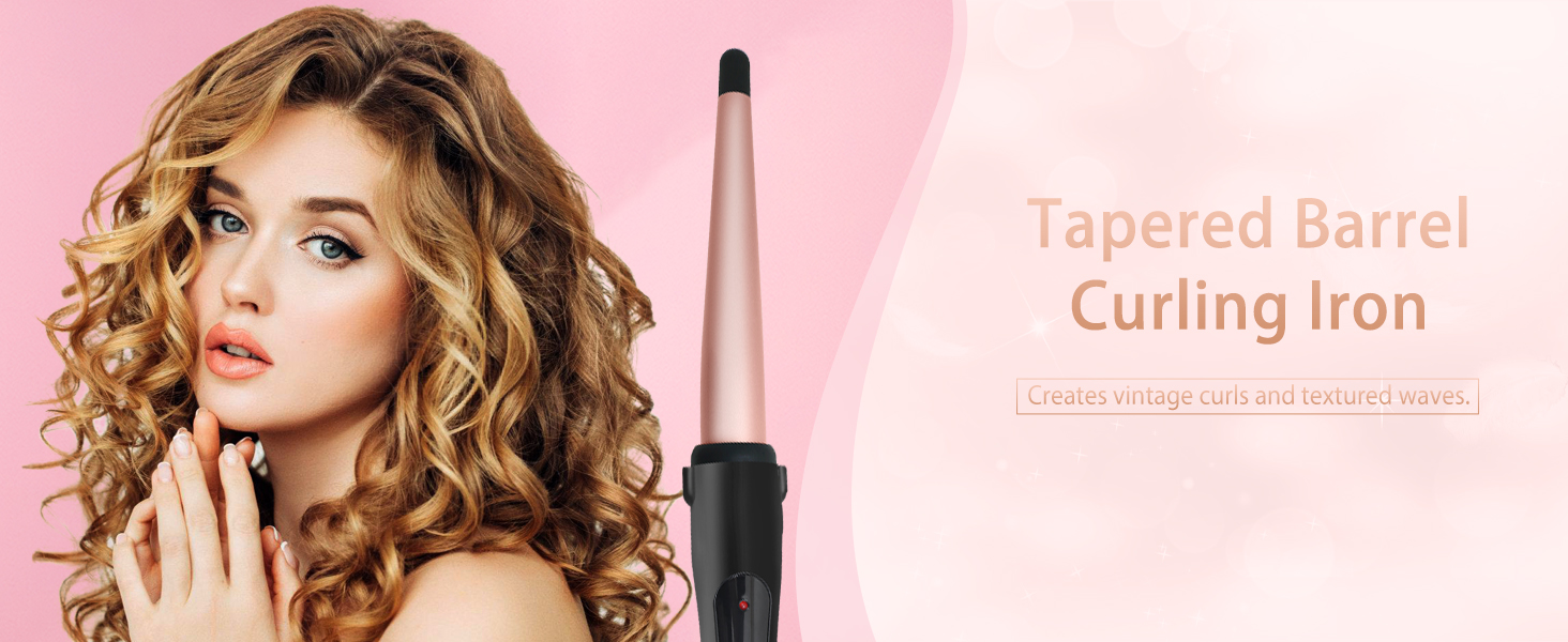 Tapered Barrel Curling lron