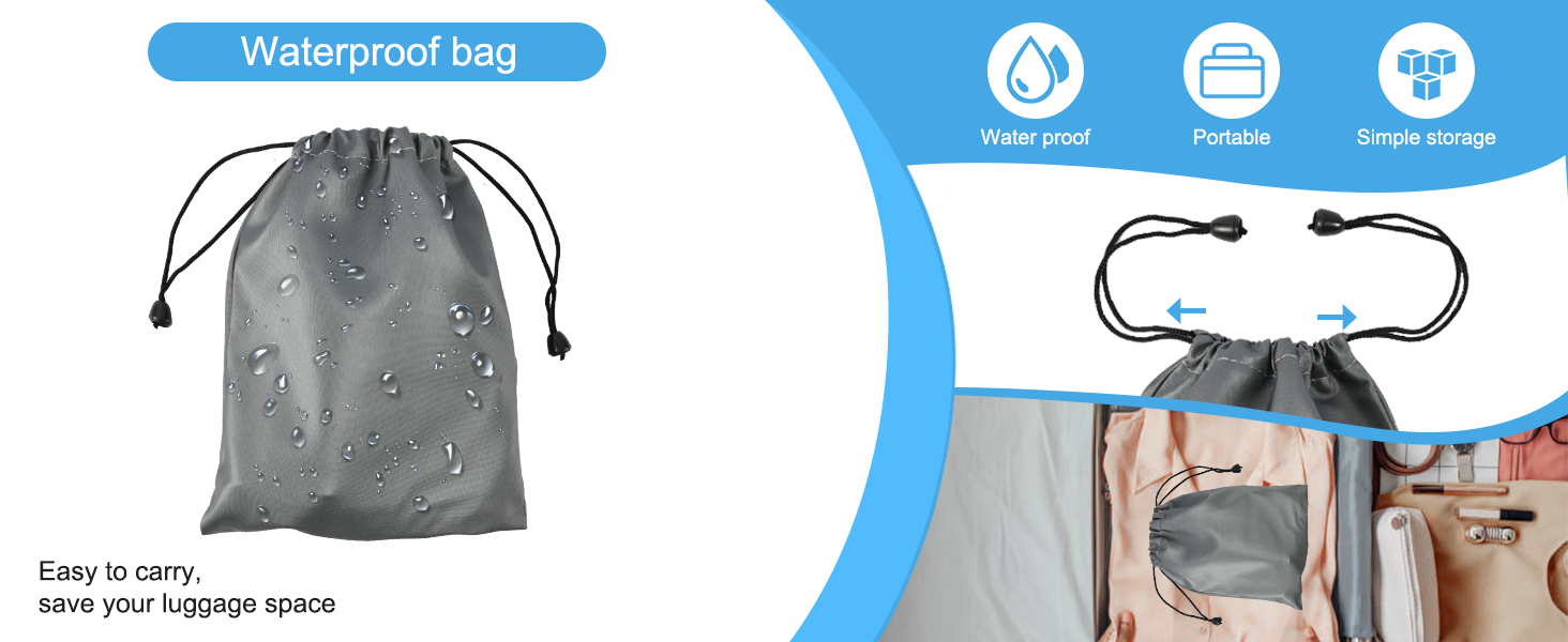 Travel Clothing Line with Waterproof Bag