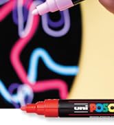 8 Posca Paint Markers, 5M Medium Posca Markers with Reversible Tips, Posca Marker Set of Acrylic ...
