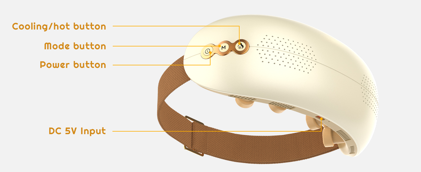 BEJA Eye Massager with Heat &amp;amp; Cooling