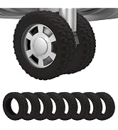 8PCS Luggage Wheel Protector, Silicone Luggage Wheel Covers for 2-2.4" Suitcases Spinner Wheel,Up...