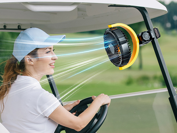 portable car fan can be also used for desk bed stroller baby crib golf cart camping tent